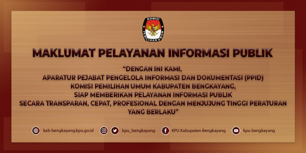 E-PPID - Rancangan Keputusan Komisi Pemilihan Umum Tentang Standar ...